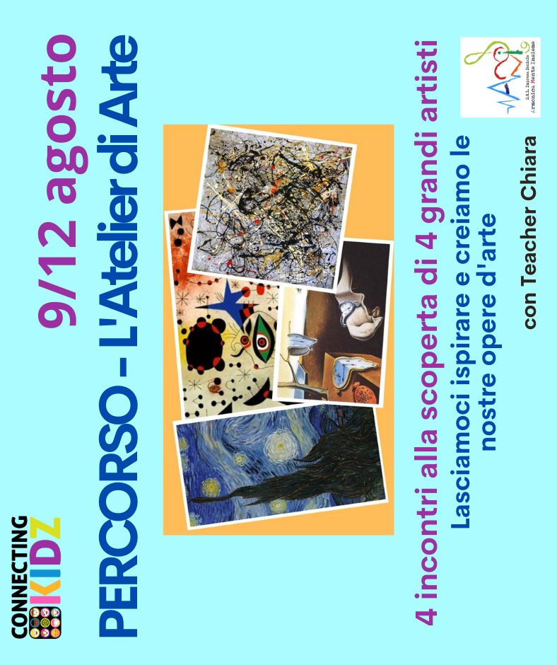 Percorso - L'Atelier di Arte - dal 9 al 12 agosto, tutti i giorni alle 14.30